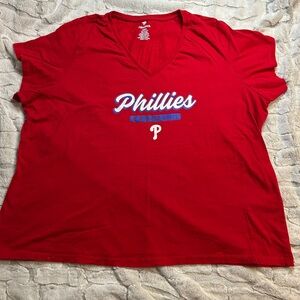 Fanatics PHILADELPHIA PHILLIES V-neck Tee